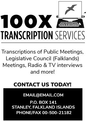100X Transcription Servies advertisement